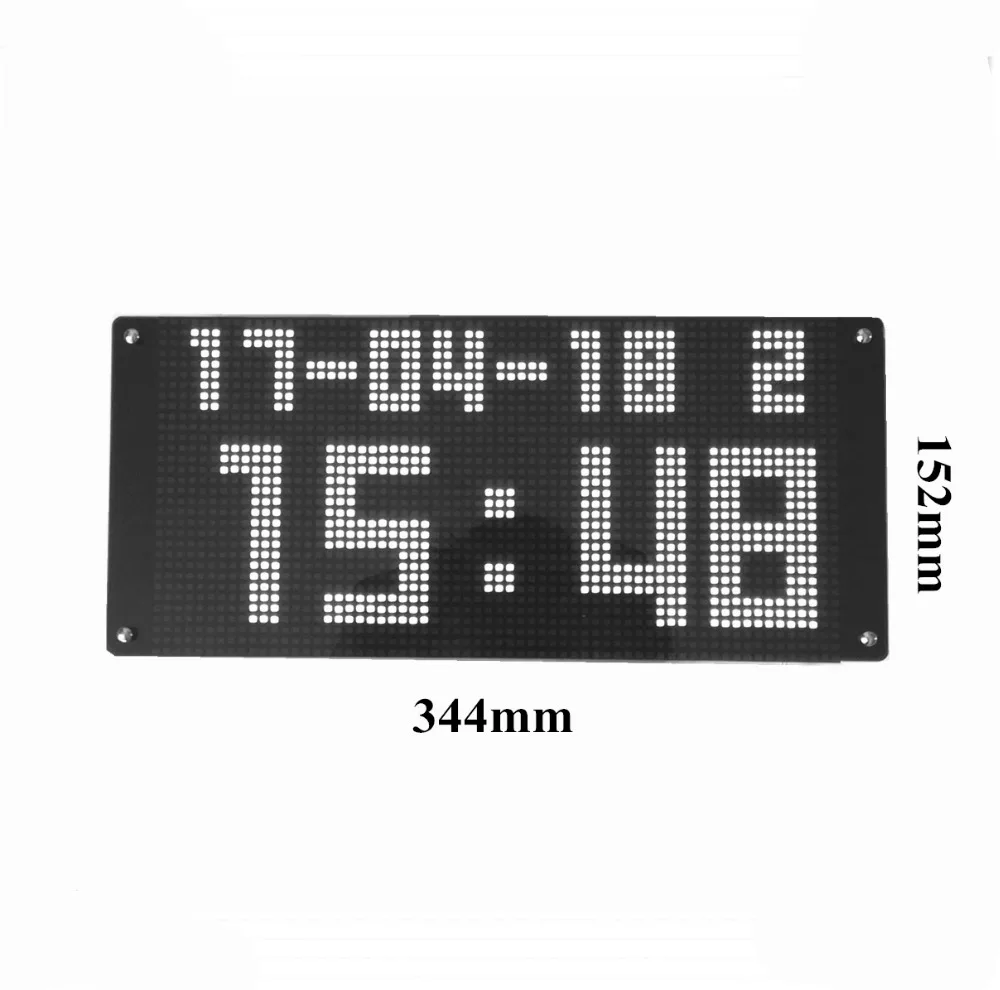  NTP Auto adjust time Wifi Network calibration time clock with weather temperature display glowing e