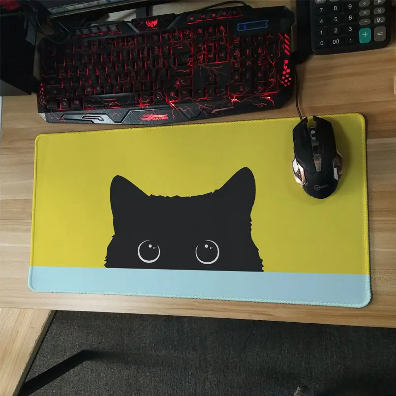 kitty wallpaper Mouse pad Custom gaming 30x60 cm for CS GO mouse desktop mats (1)