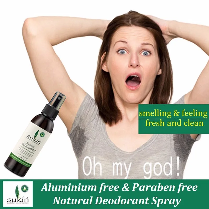 Австралия Sukin aluminum free& Paraben free дезодорант спрей органический натуральный эффективный оставить запах свежий и чистый устраняет запах