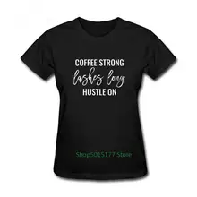 Горячая продажа кофе сильные ресницы длинный hustle на логотип