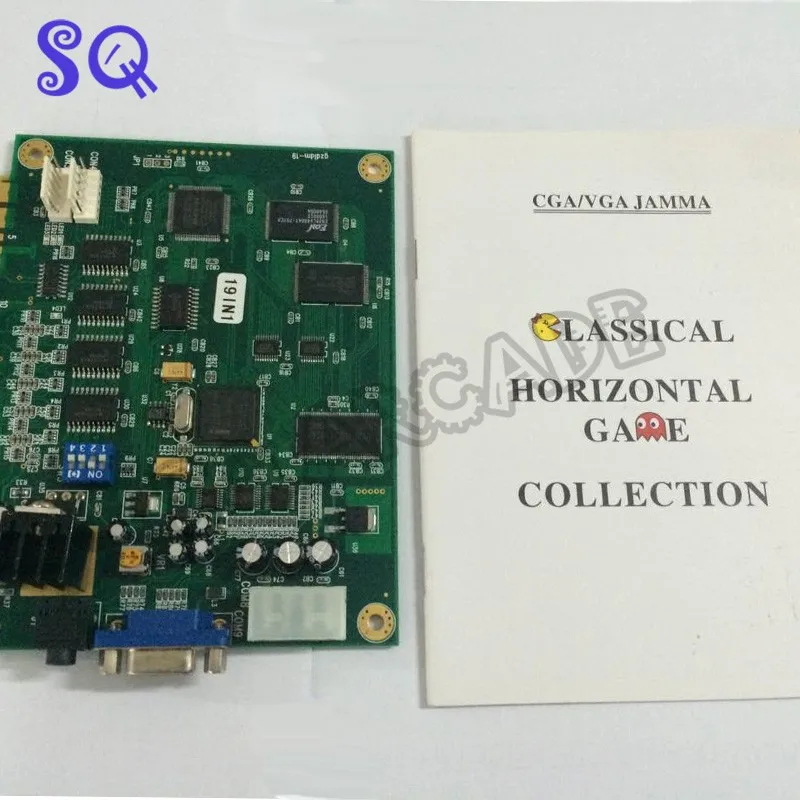 19 в 1 классические аркадные игры доска горизонтальная JAMMA, разные игры PCB Suppotr CGA VGA с 28Pin синий жгут проводов для JAMMA