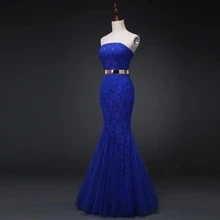 Suosikki New arrival Mermaid Evening Dresses Long strapless Formal Prom party dress Vestidos de festa
