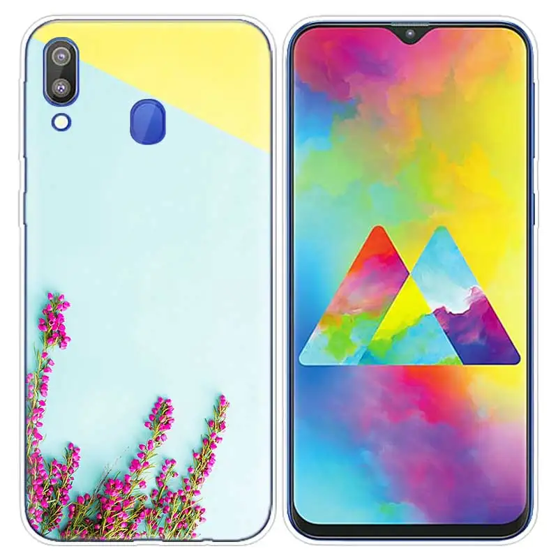 Белый Мрамор цветочный узор чехол для samsung Galaxy S10 S10e S10 5G Plus M10 M20 M30 A10 A20 A30 A40 A50 A70 Fundas крышка - Цвет: 13
