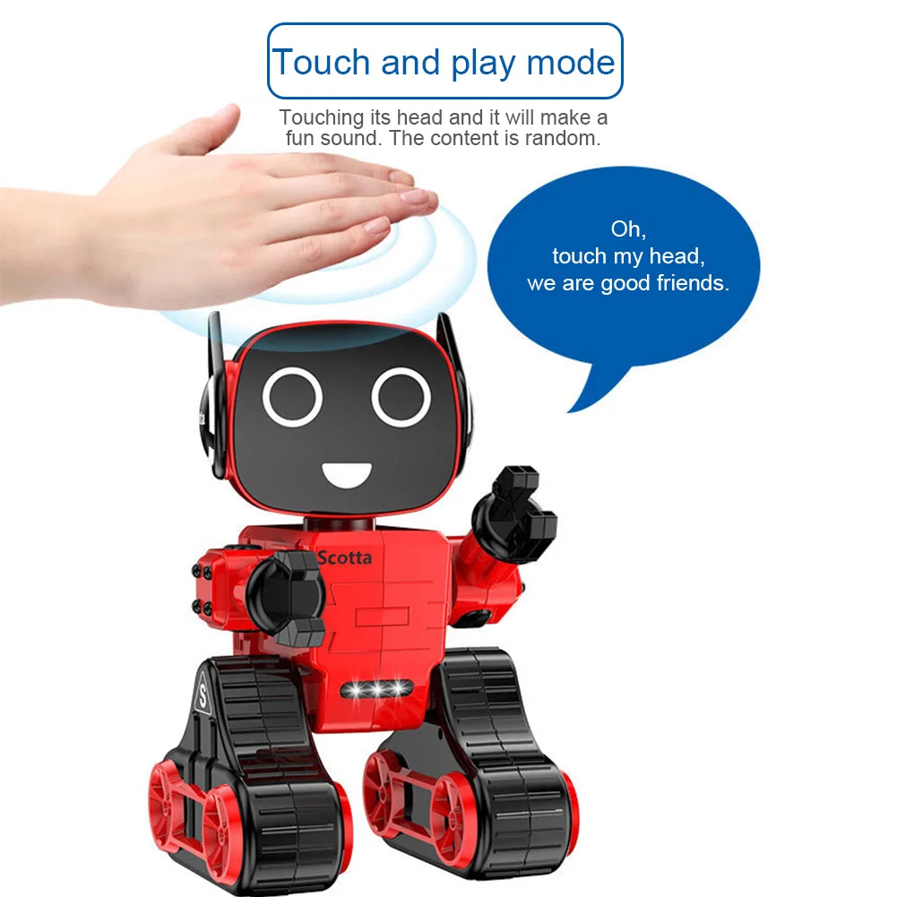 Intelligent Robot Remote Control RC Robot Advisor Coin Bank Electric RC Toy Gift For Children Voice Activated Interactive Child