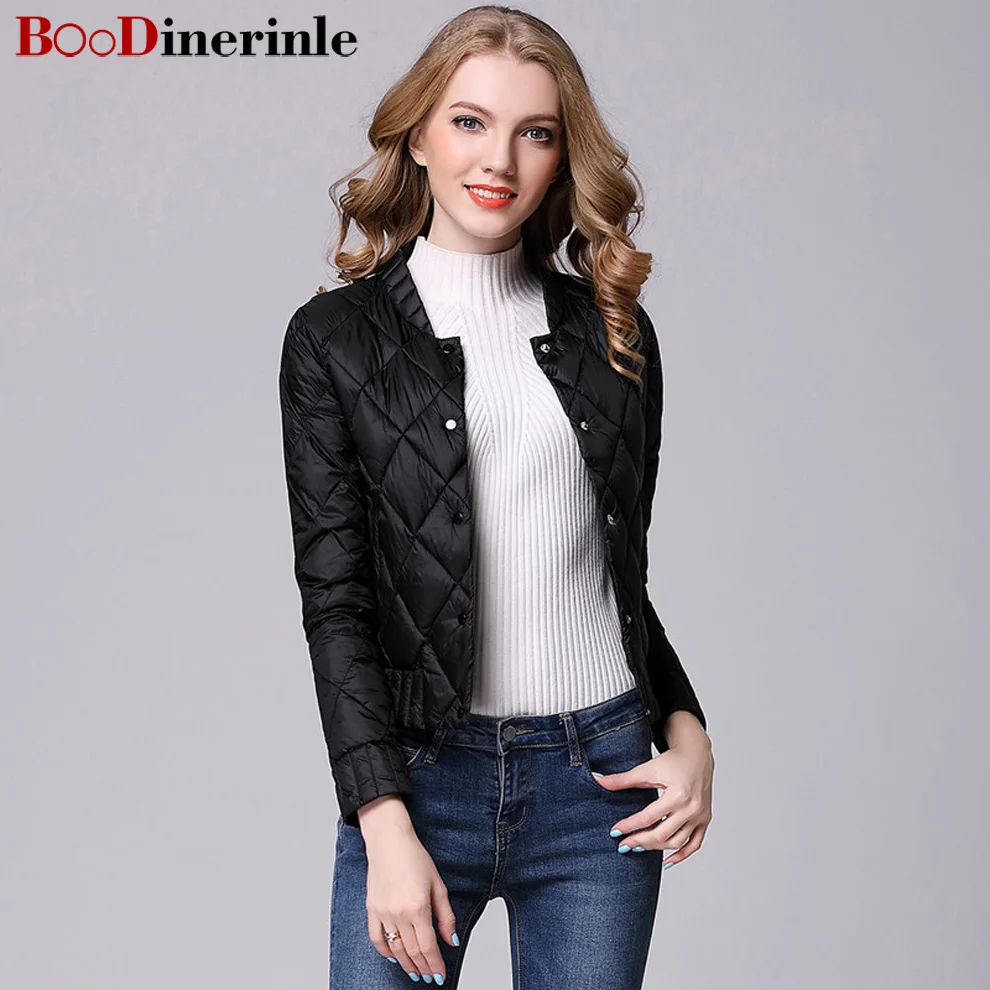 

BOoDinerinle 2017 New Winter Women Ultra Light Down Casual Female Portable duck feather Coat Jackets Lightweight Parkas YR022