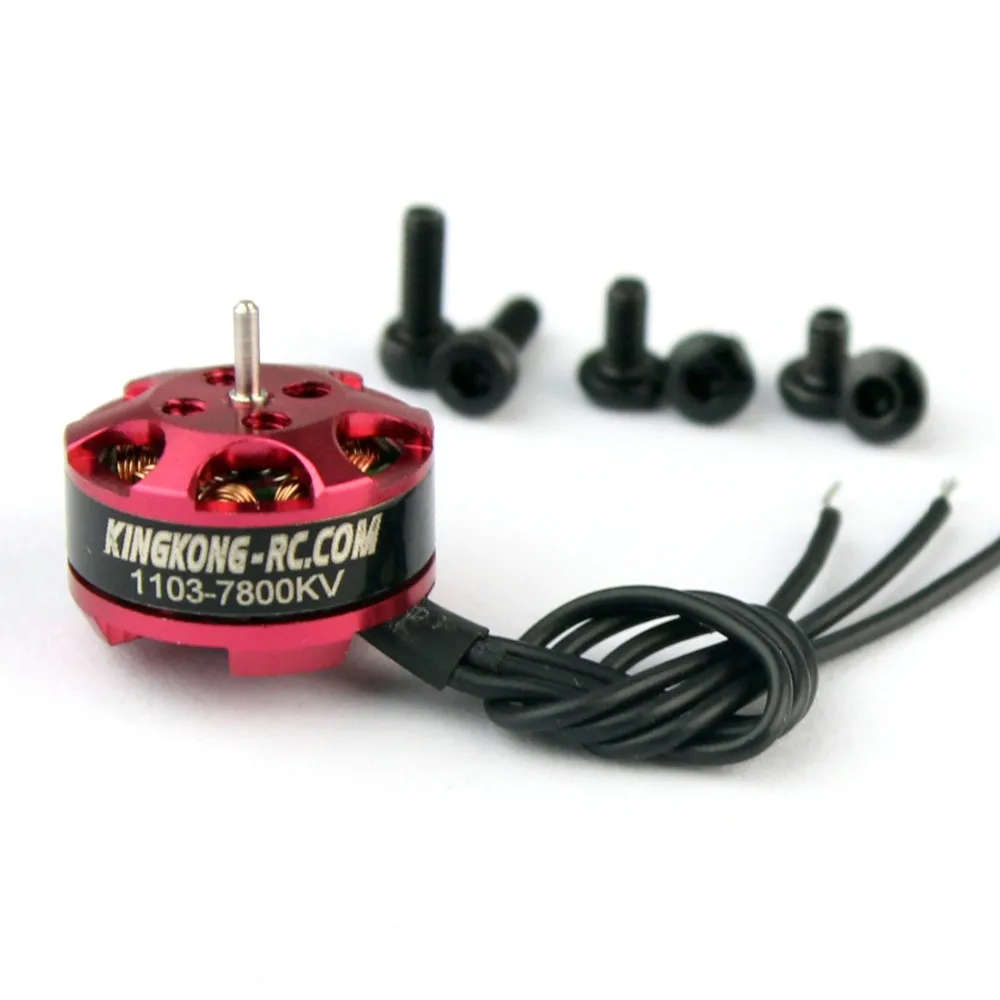 

Ormino 4pcs/set KINGKONG 1103 7800kv Mini Brushless Motor for 90GT RC Mini Multirotor Drone RC quadcopter multicopter Kit Diy