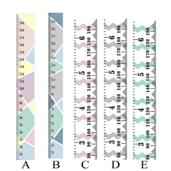 

1pcs Simple Nordic Style Children 's Height Ruler Wall Hanging Type Height Measurement Home Decoration Wall Art Ornaments