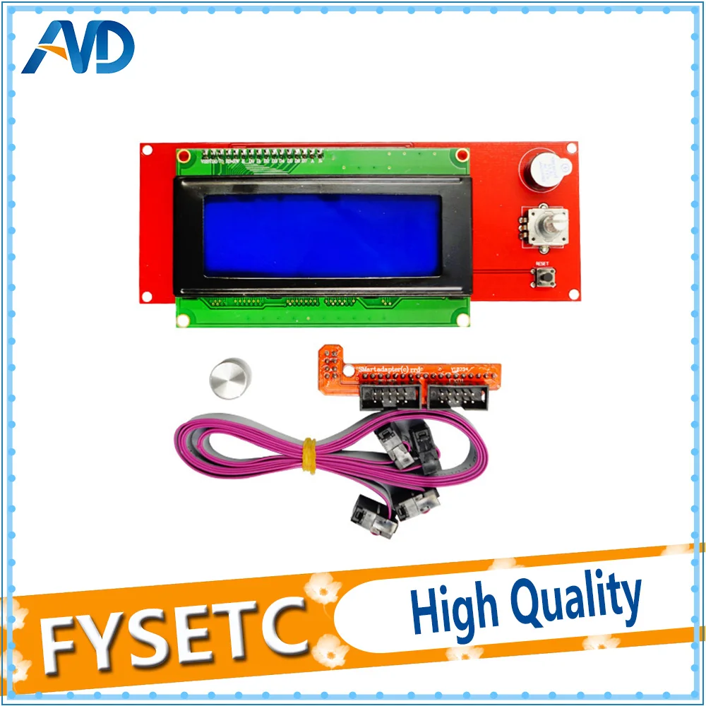 3D طابعة 2004 وحدة تحكم بشاشة إل سي دي مع SD فتحة للبطاقات ل Ramps 1.4-عرض