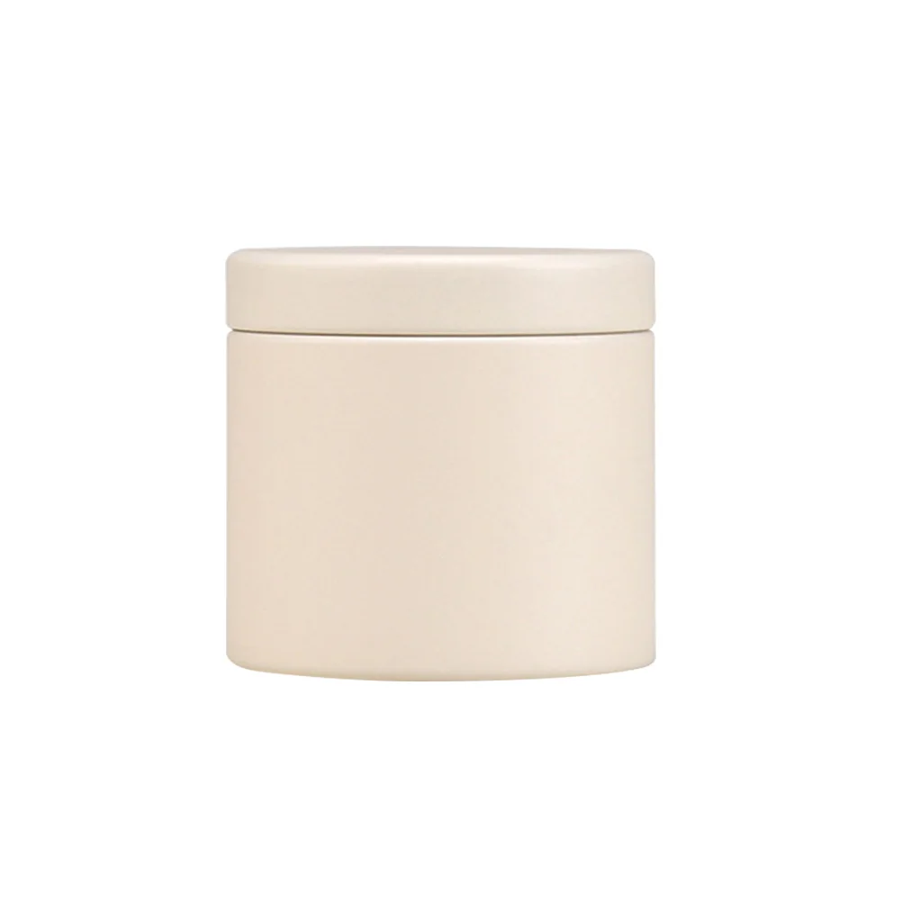 

1 Pc Round Tinplate Tea Tins Portable Mini Candies Organizer Tea Leaf Container For Dry Storage Kitchen Office Home Daily Use