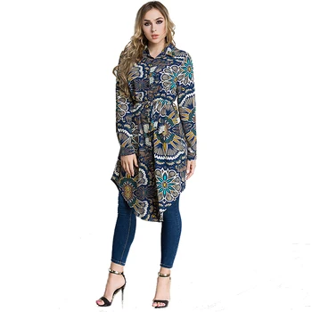

Long Tops Malaysia Abaya Dubai Muslim Women Blouse Shirt Dress Islamic Clothing Robes muslim tops Blouse plus size 6XL 7XL