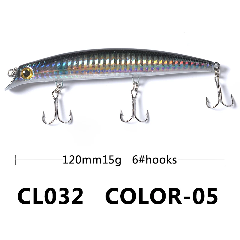 Topmouth culter Рыболовная Приманка 12 см 15 г Твердый воблер Crankbait 3D глаза приманка
