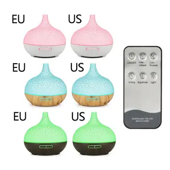 

400ml Remote Control Timing Ultrasonic Aroma Diffuser Air Humidifier w/LED Lamp Abs+Pp+Pc Is Resistant To Oil Water Corrosion