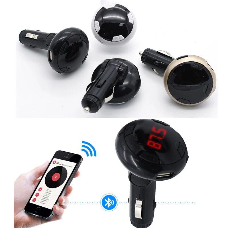 Bluetooth Car mp3 player car stereo host plug - in card U disk radio speaker6