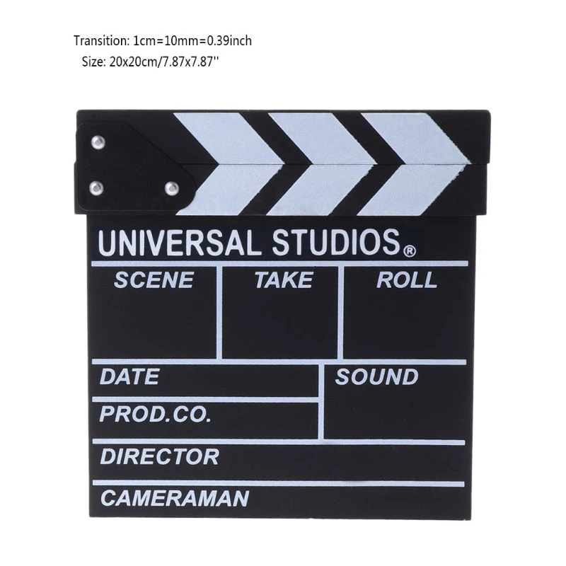 Professional Film Director's Clapper Board Movie Scene Clapboard  Photography Props Film Shooting Accessory|Photo Studio Accessories| -  AliExpress