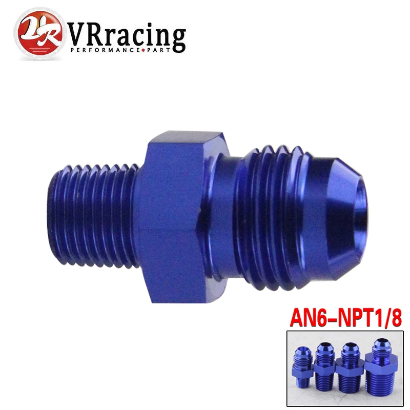 VR RACING (AN6 NPT1/8) от AN6 до 1/8 NPT прямой адаптер бликовая Установка Авто шланг фитинг