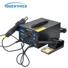 887D 750 Вт паяльная станция терморегулятор паяльник Спаивание горячим воздухом пистолет набор инструментов для сварки