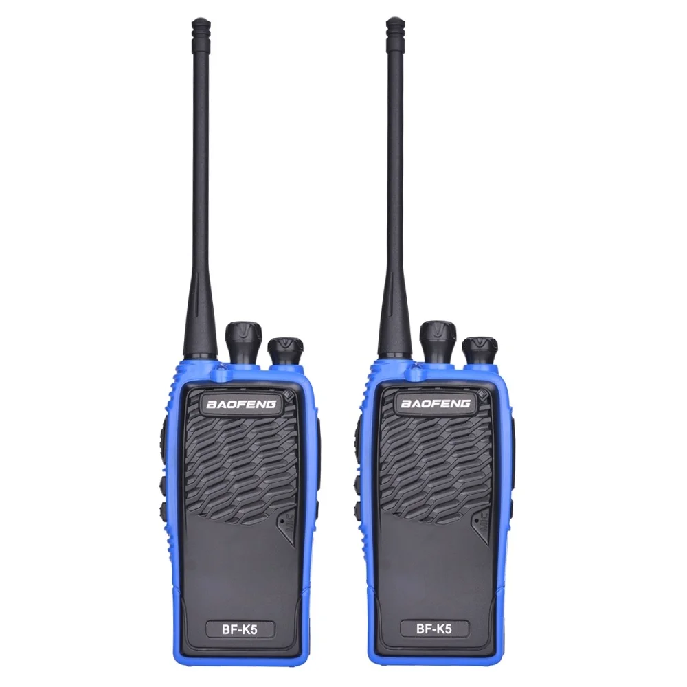 2 шт. Baofeng радио Comunicador BF-K5 портативная рация для отеля портативный приемопередатчик Cb радио K5 радиоприемник Woki Toki - Цвет: blue pair