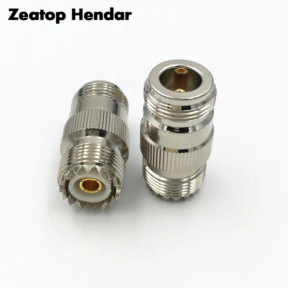 

1Pcs Brass UHF SO239 Female Jack to N Type Female Plug F/F RF Coaxial Straight Connector Adapter