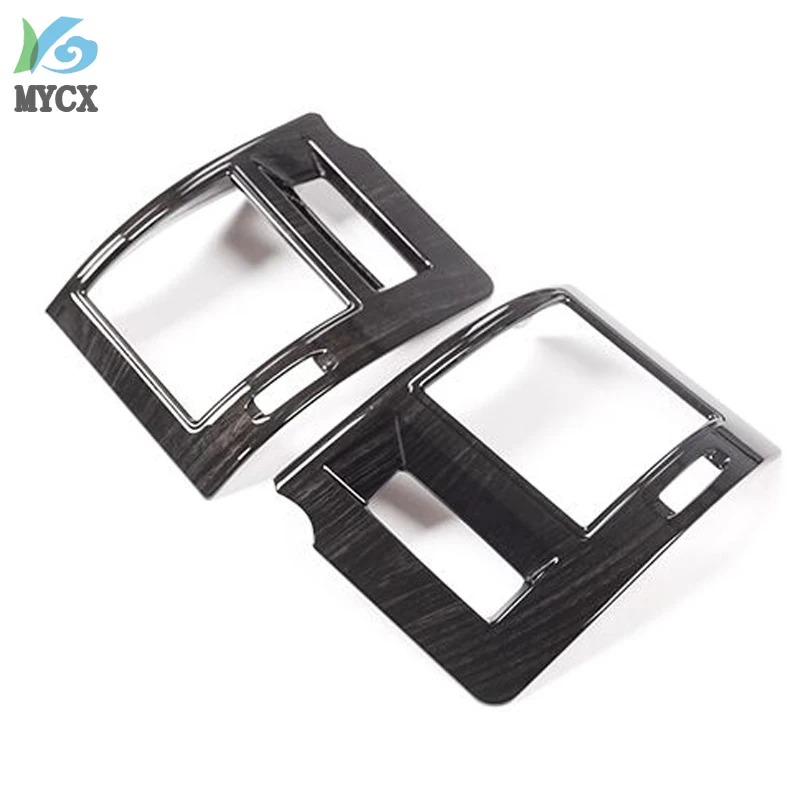 2 шт. отделка рамы для кондиционера из черного дерева ABS Sid Toyota Land Cruiser Prado FJ150 150 2018