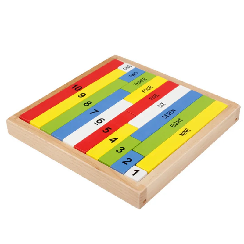 Новый набор деревянных игрушек Математика игрушки Монтессори учебных пособий Развивающие игрушки для детей Английский алфавит цифровой