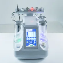 6 в 1 пузырчатая машина Гидро Вода алмазный пилинг вакуумная спа очищающее устройство для лица