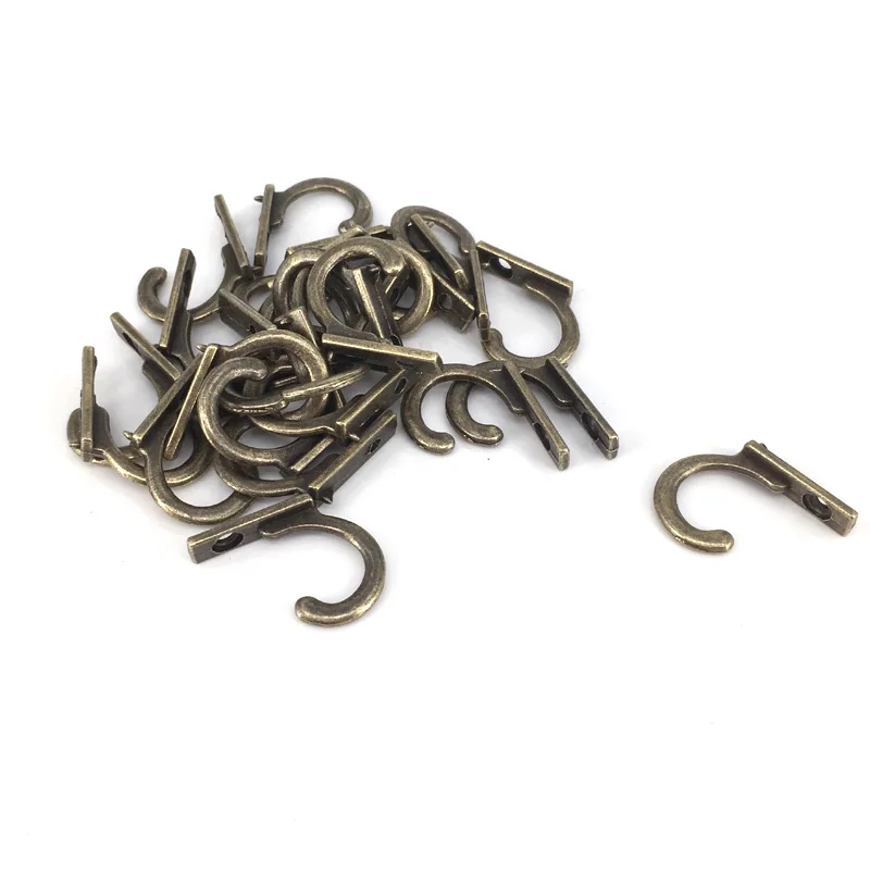 22*21*8mm 50PCS Small antique decorative single hook for ...