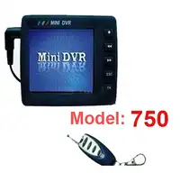 750A 2.4"LCD mini cctv DVR Infrared motion detector remote control mini camcorder dvr camera cctv recorder camera display dvr