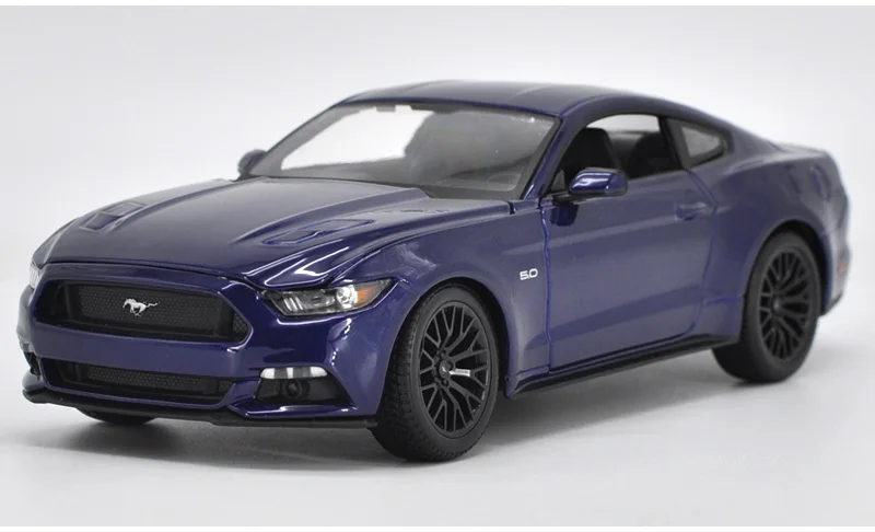 1:18 литая под давлением модель для Ford Mustang GT 5,0 Игрушечная машина из сплава миниатюрная коллекция подарок