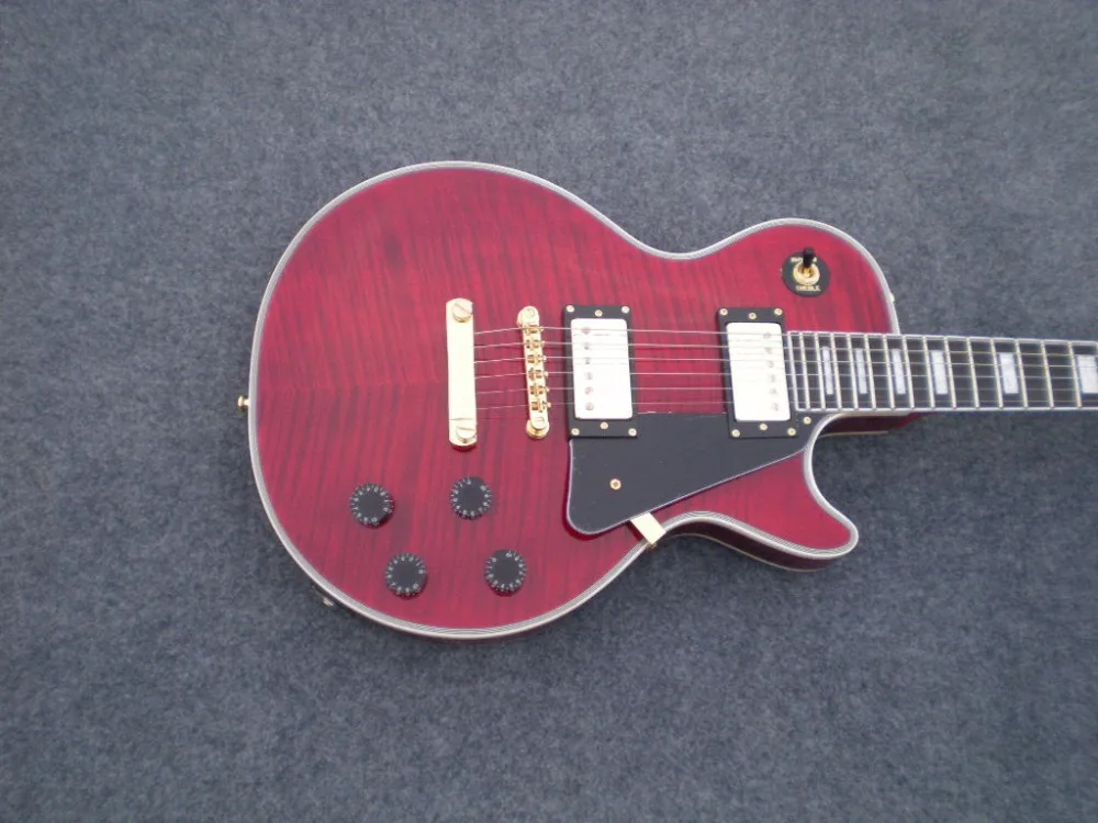

Anmiyue Electric Guitar/Dark Red High Quality Guitar/Customizable Chinese Electric Guitar