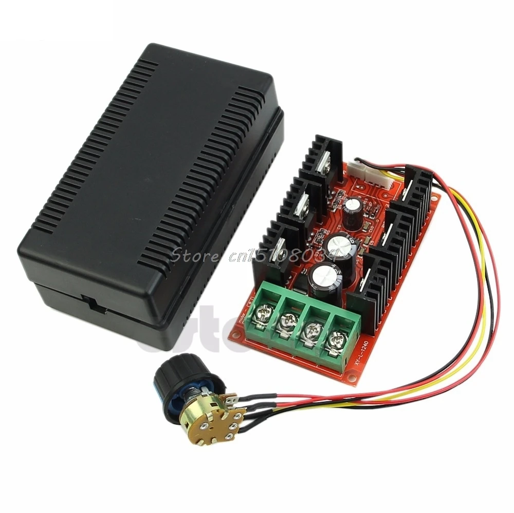 

12V 24V 48V 2000W MAX 10-50V 40A DC Motor Speed Control PWM HHO RC Controller S08 Drop ship