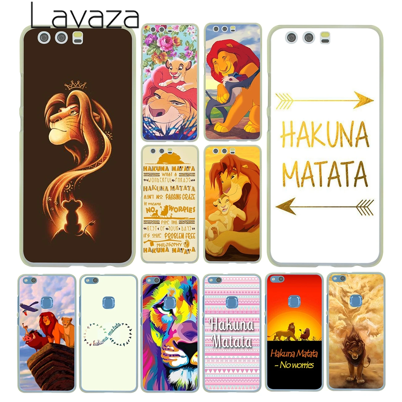 

Lavaza The Hakuna Matata Lion King Case for Huawei P30 P20 Pro P9 P10 Plus P8 Lite Mini 2016 2017 P smart Z 2019 Cover