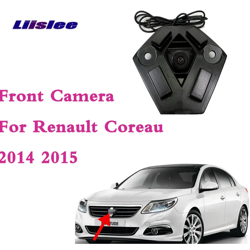 

LiisLee Parking Accessories Logo Car Front Camera For Renault Coreau 2014 2015 Waterproof Night vision CCD