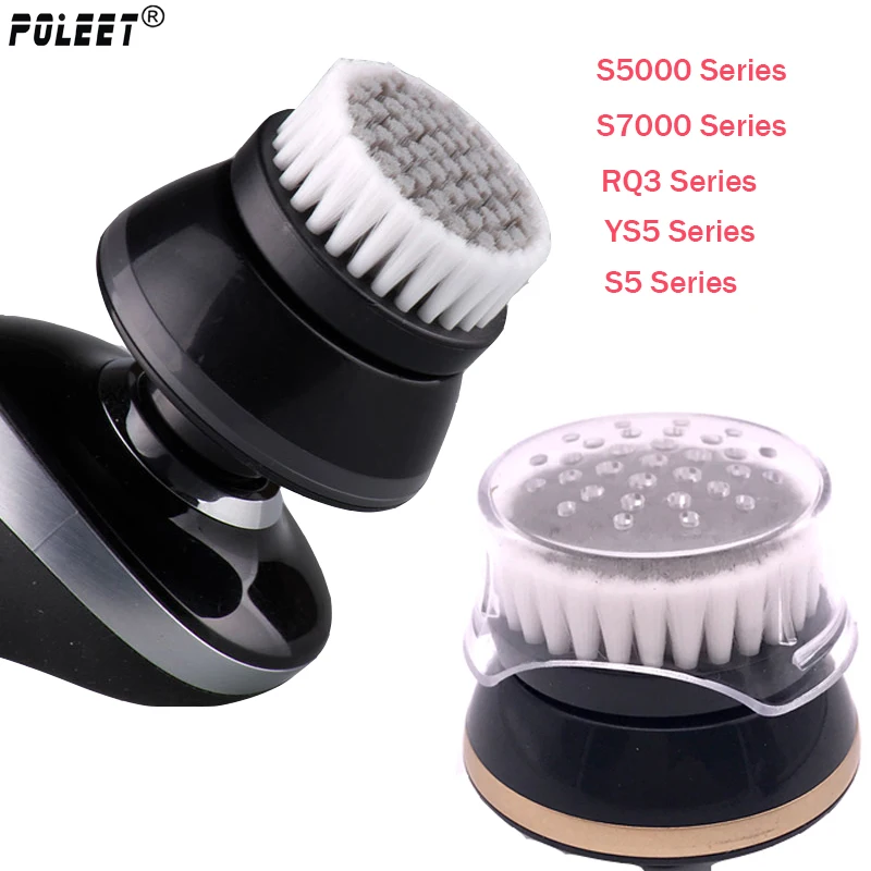 500PCS/Lot 4D razor face brush oil facial cleaning brush head for philips electric shaver S5000