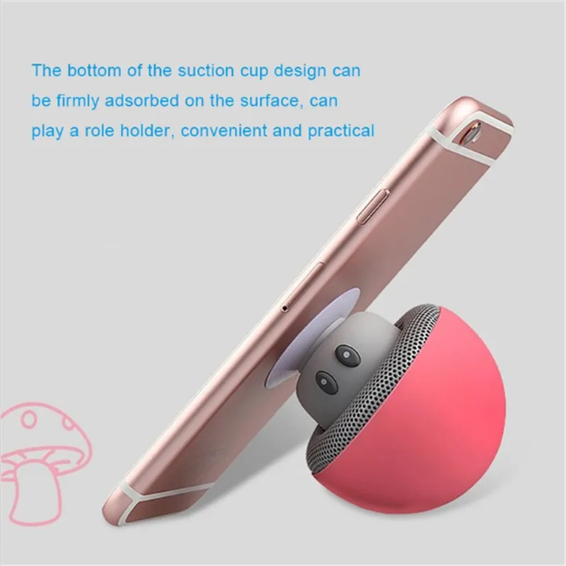 Waterproof Portable Wireless Mini Bluetooth Speaker Loudspeake Mushroom Travel Speaker For Iphone PK BTS06 Q9 A9 S28 A5 C6 A8 Y3