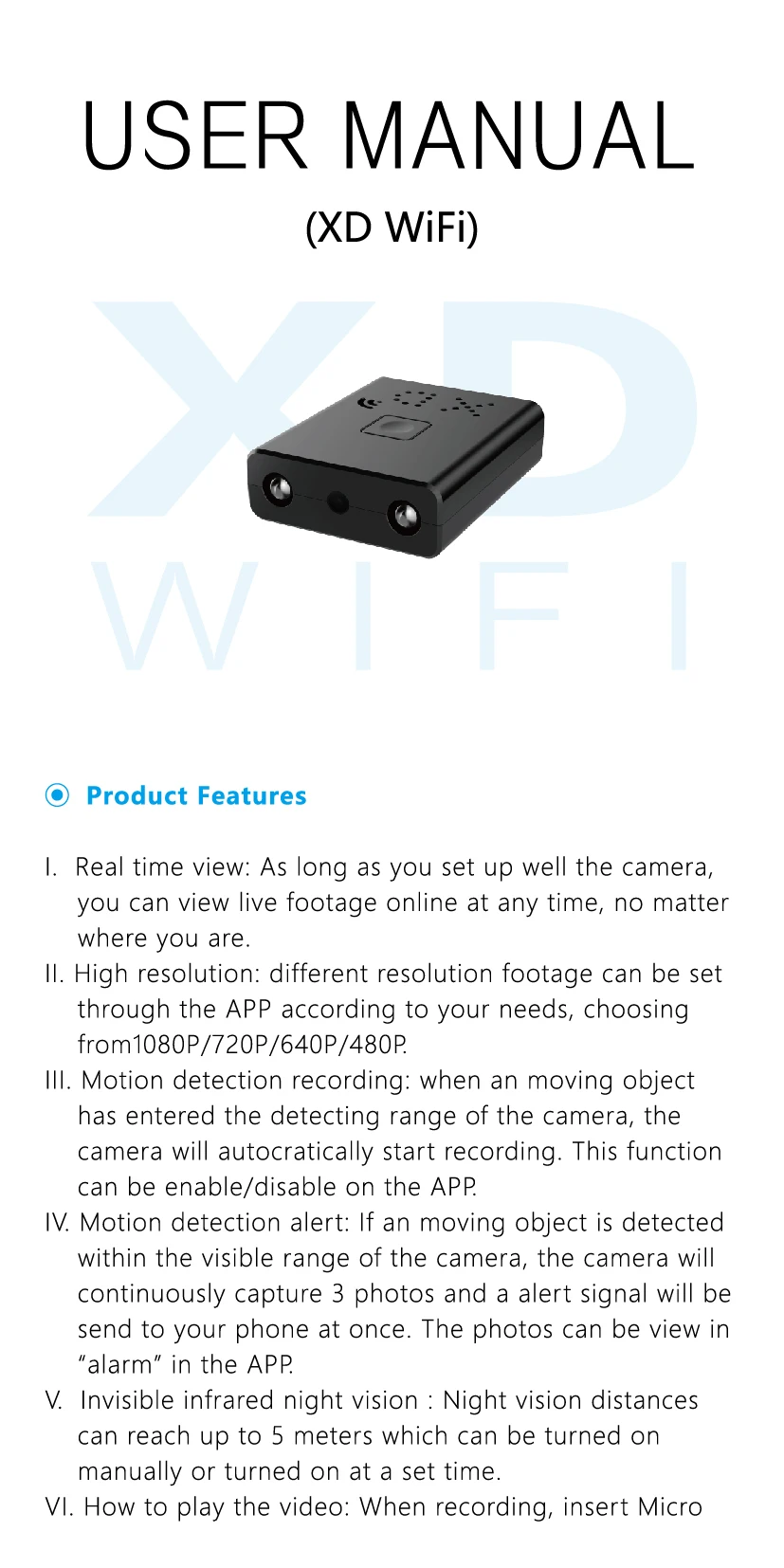 24 часа работы Wi-Fi мини-камера HD 1080P для домашней безопасности ИК ночного видения беспроводной видео детектор движения портативная микро-камера