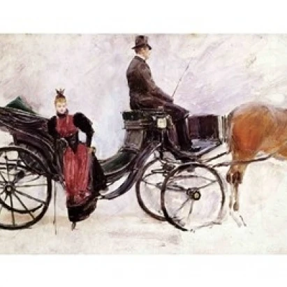 The Victoria c.1895 Poster Print by Jean Beraud (24 x 18)