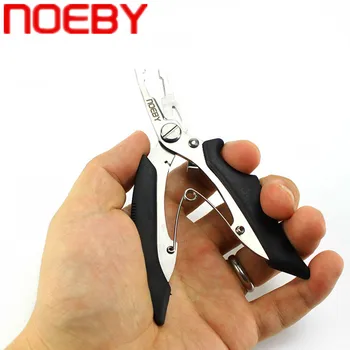 

Noeby Mini Black Multifunction Fishing Pliers Stainless Steel Carp Fishing Peche Carpe Fishing Accessories Pesca Fishing Tools