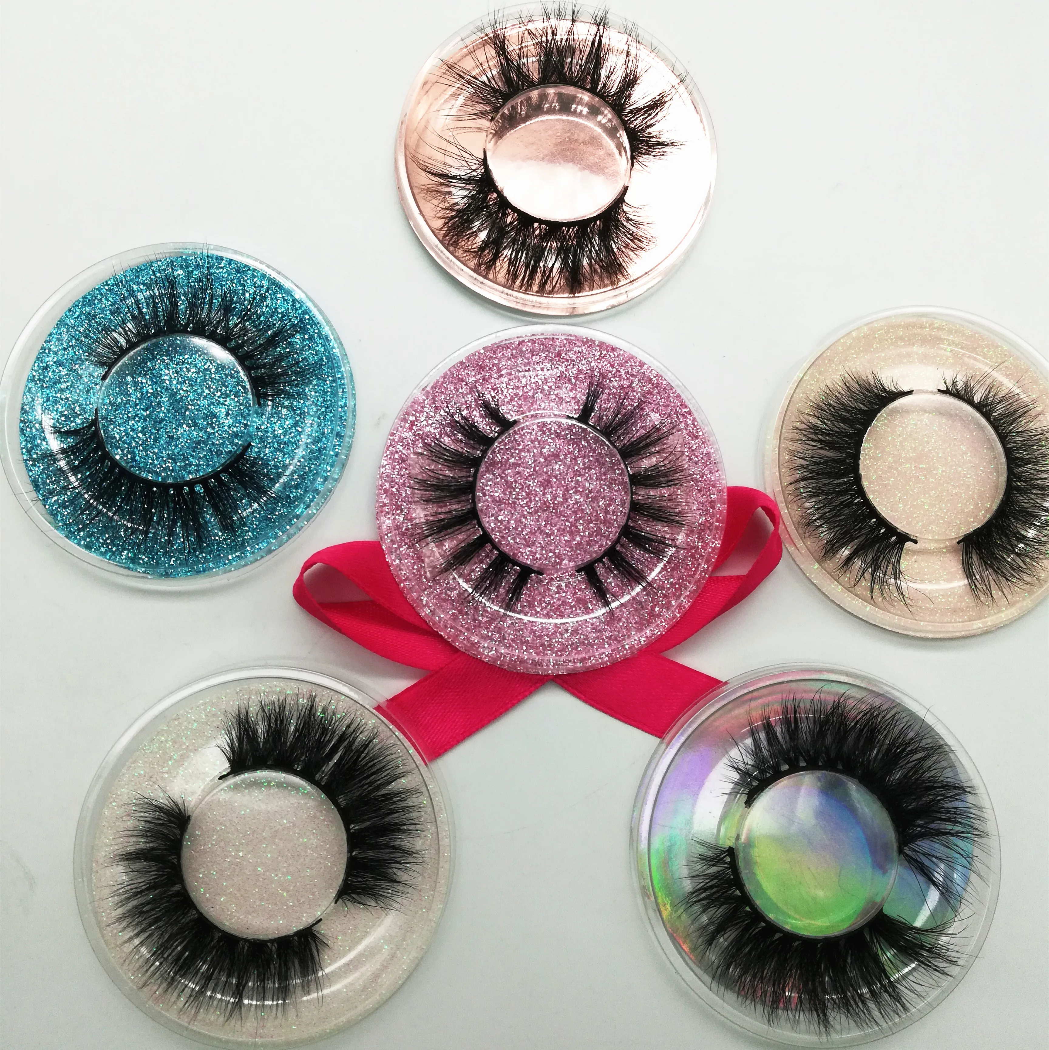 

3D Mink Lashes Eyelash 100% Handmade Thick Long False Lash with Packing