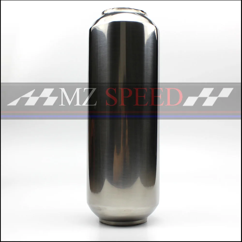 Car Styling Universal High Performance 63mm 300mm Long Stainless Middle