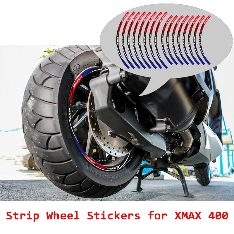 Наклейки для обода колеса KODASKIN наклейки в полоску YAMAHA XMAX 400|Наклейки и стикеры| |