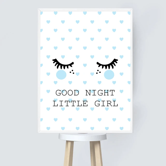 Us 333 40 Offgood Night Little Girl Quotes Wall Art Print Canvas Painting Baby Girl Posters And Prints Canvas Art Nordic Kids Bedroom Decor In Us 333 40 Offgood Night Little Girl Quotes Wall Art Print Canvas Painting Baby Girl Posters And Prints Canvas Art Nordic Kids Bedroom Decor In