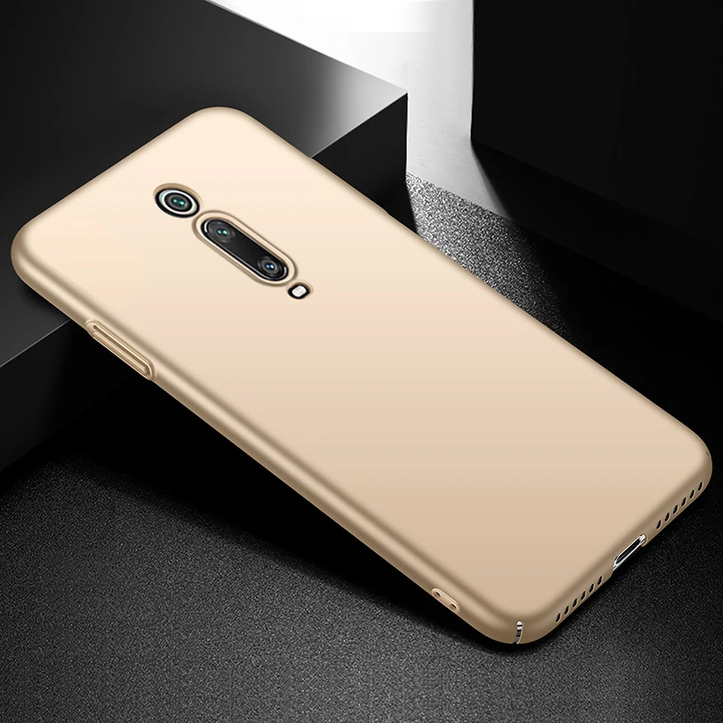 

KaiNuEn Coque cover Case For Xiaomi Redmi K20 MI K20 MIK20 hard Pc On luxury plain Matte Phone Protector Back Etui