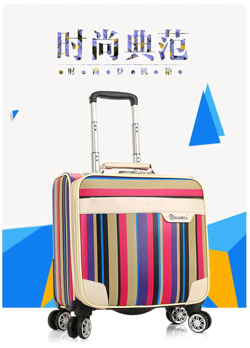 Деловые повседневные сумки для путешествия мужской чемодан на колесах caster 16 дюймов тележка масло кожи lockbox чемодан на колесиках