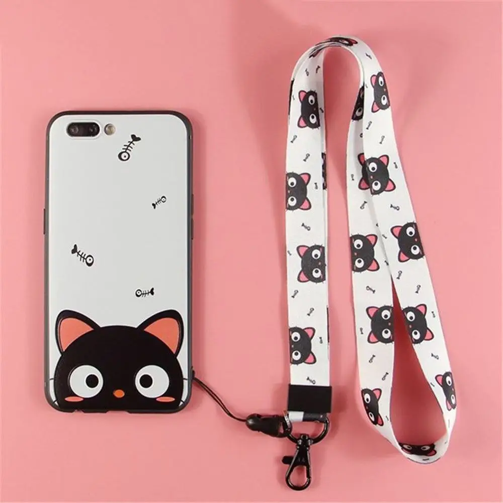 1pc Kawaii Cartoon Neck Strap Lanyard Retractable Card Holder Badge Reel for Phone Key Ring ID Name Card Nurse Badge Holder