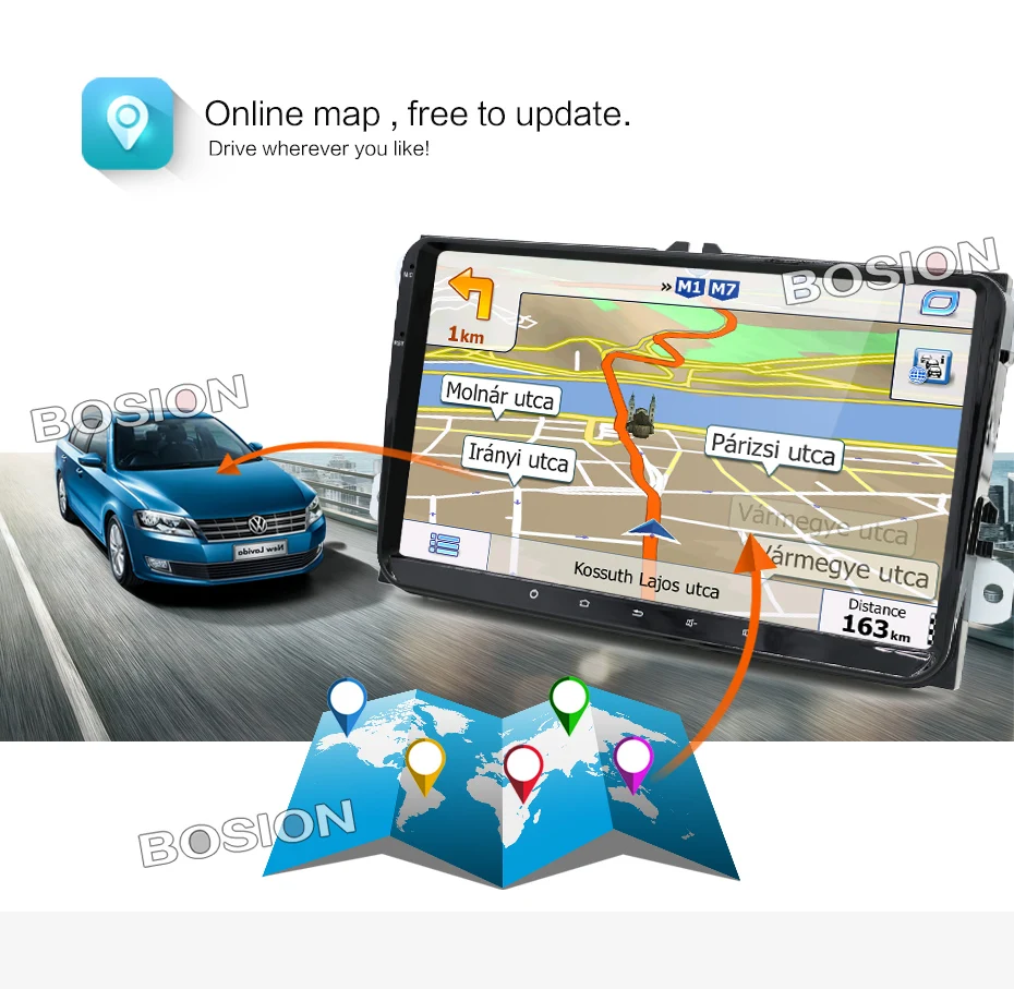 Cheap 2 Din 9" Android 7.1 Quad Core Car Head Unit Radio for vw Volkswagen Golf Plus Passat CC Touran Tiguan Sharan Skoda Seat 5