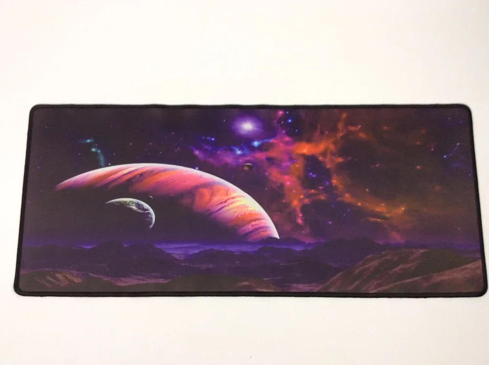 Mairuige Earth Planet Big Size Speed Keyboard Mouse Pad Rubber Mat