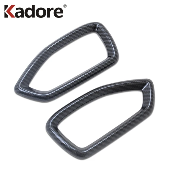 

For Hyundai Santa Fe 2019 2020 Carbon Fiber Air Vent Outlet Cover Trim Decoration Molding Car Styling Interior Accessories