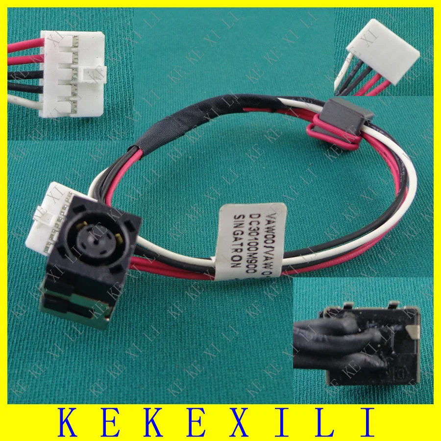 DC-IN DC Jack с кабелем для dell Inspiron 15 3521 5521 DC30100M900 YF81X разъем питания зарядный порт