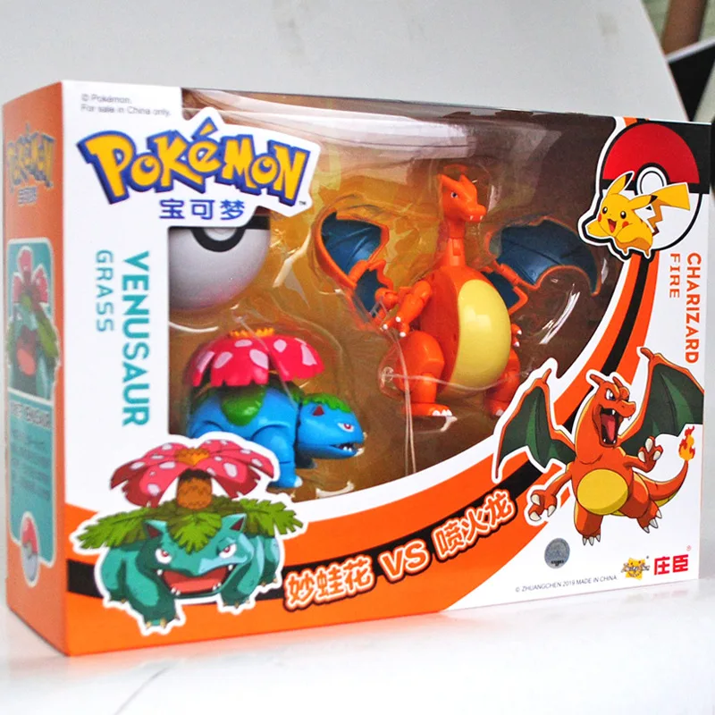 1 шт. японский карманный монстр Покемон фигурки pokeball Пикачу; Чаризард фигурка figuas кукла для детей вечерние поставки