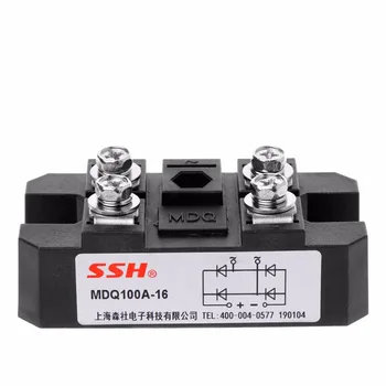 

MDQ100A 1600V Volt Silicon Single Phase Diode Metal Case Bridge Rectifier Module